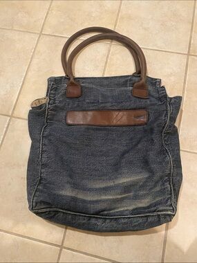 Vintage denim bag